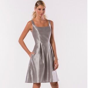 Jasmine Bridesmaid Platinum Dress NWT